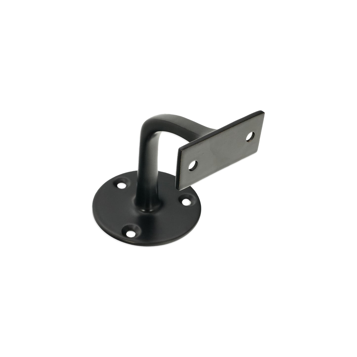 Brass Handrail Bracket Matt Black