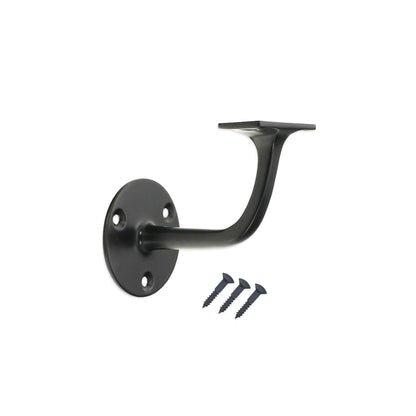 Brass Handrail Bracket Matt Black