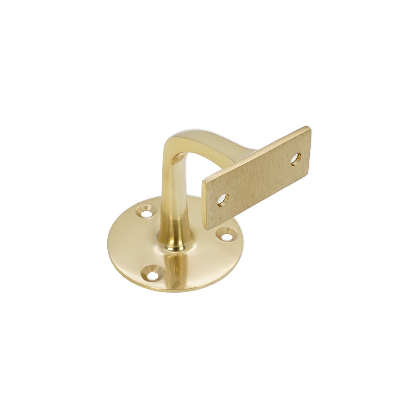 Brass Handrail Bracket Polished Brass