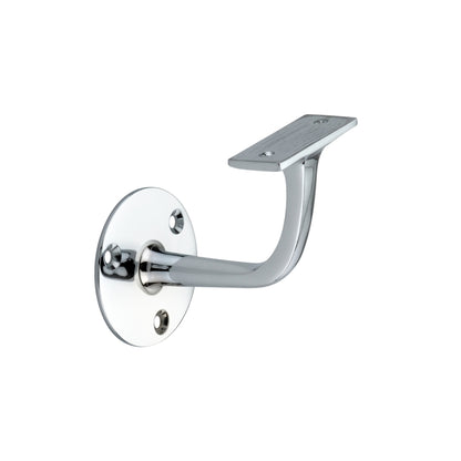 Brass Handrail Bracket Polished Chrome