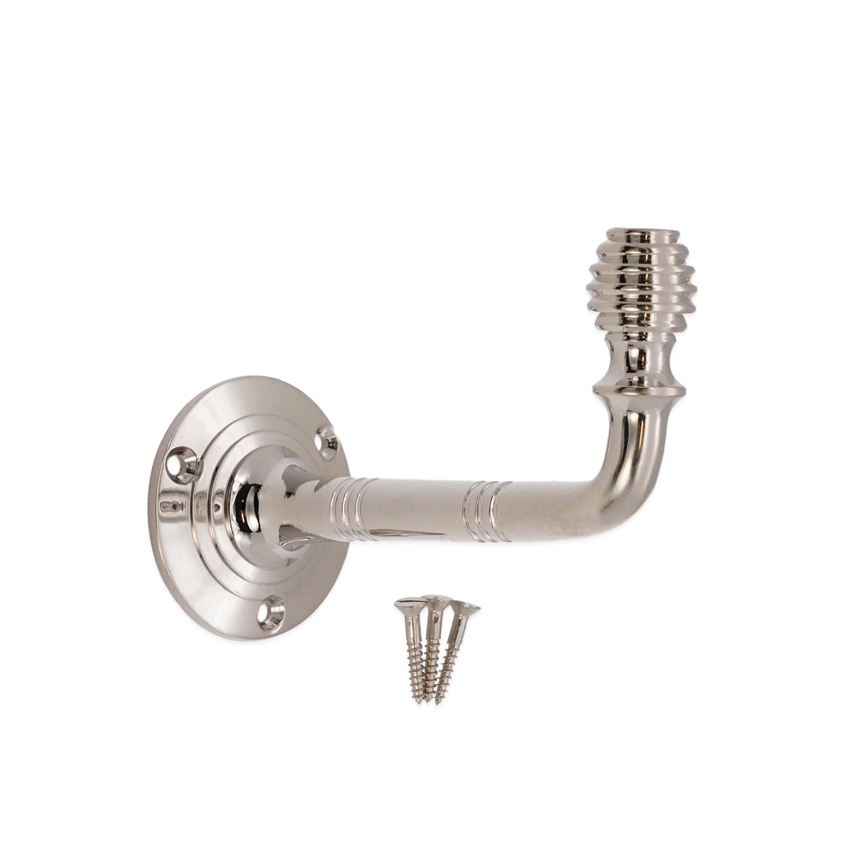 Beehive Large Coat Hook  Polished Nickel