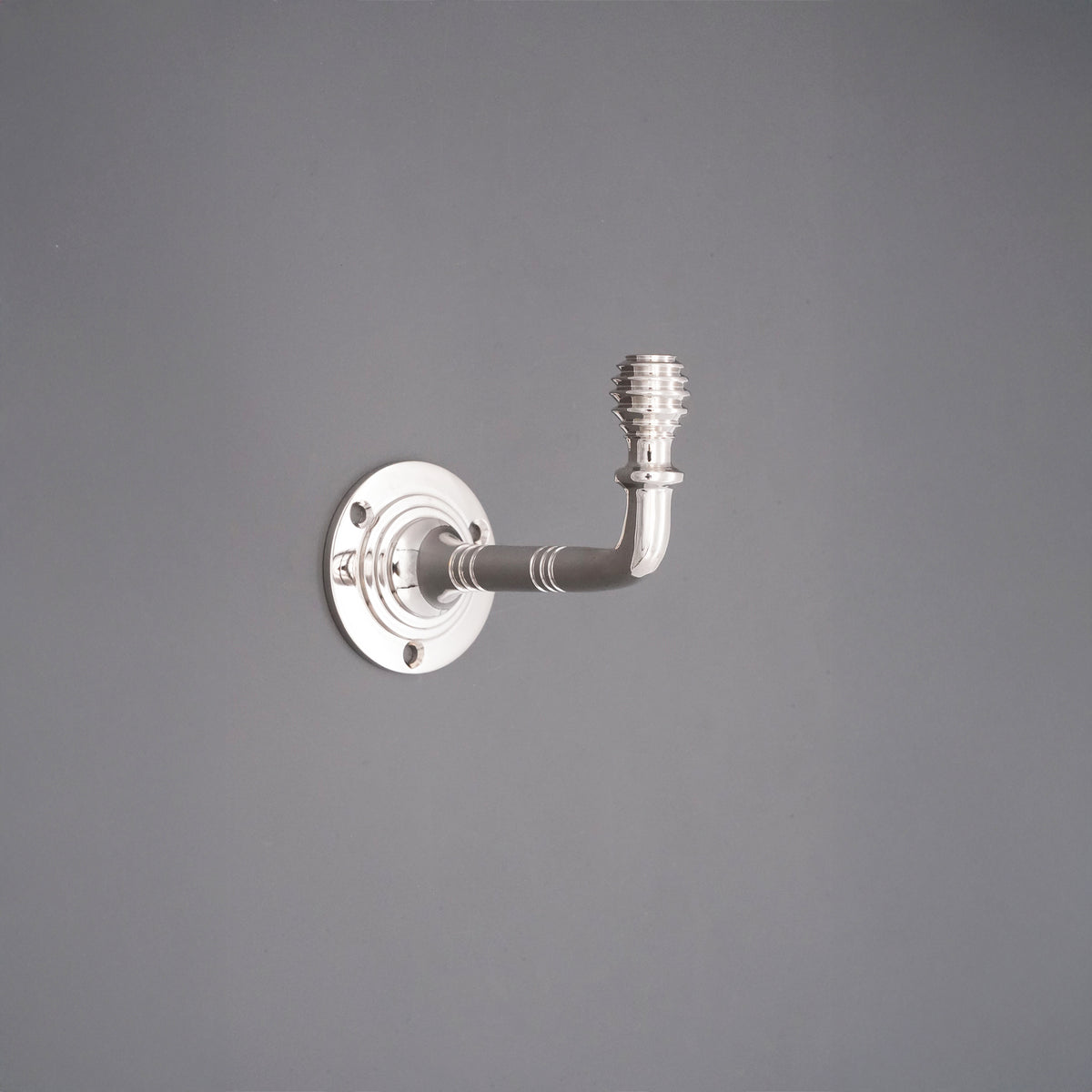 Beehive Small Coat Hook Polished Nickel