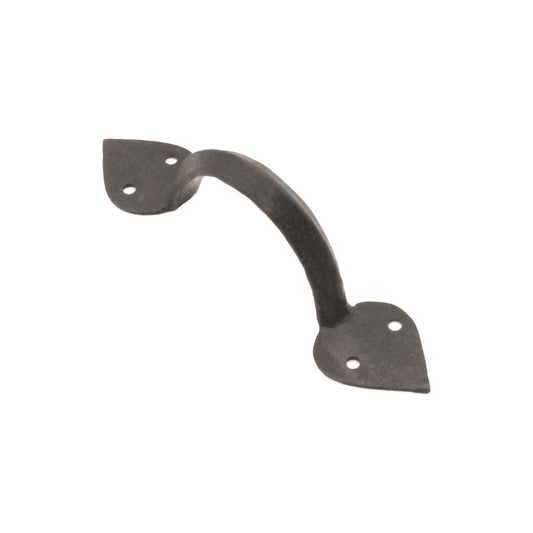 Iron Door Handle Arrow End 6" - 150mm Beeswax