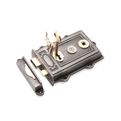 Davenport Rim Lock Pewter