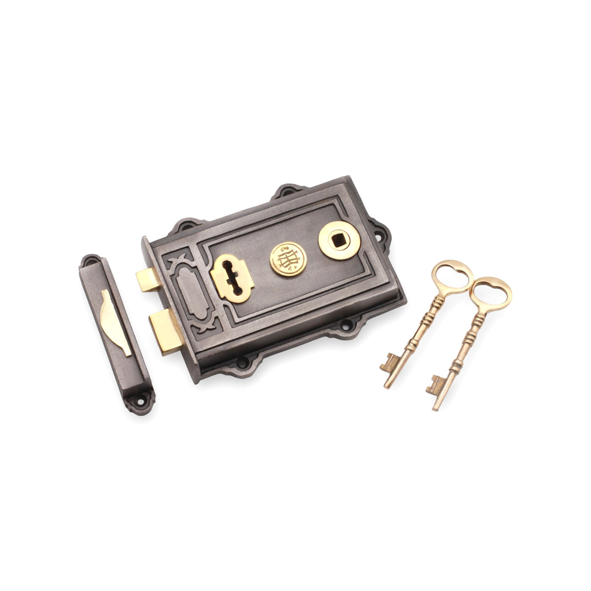 Davenport Rim Lock Pewter