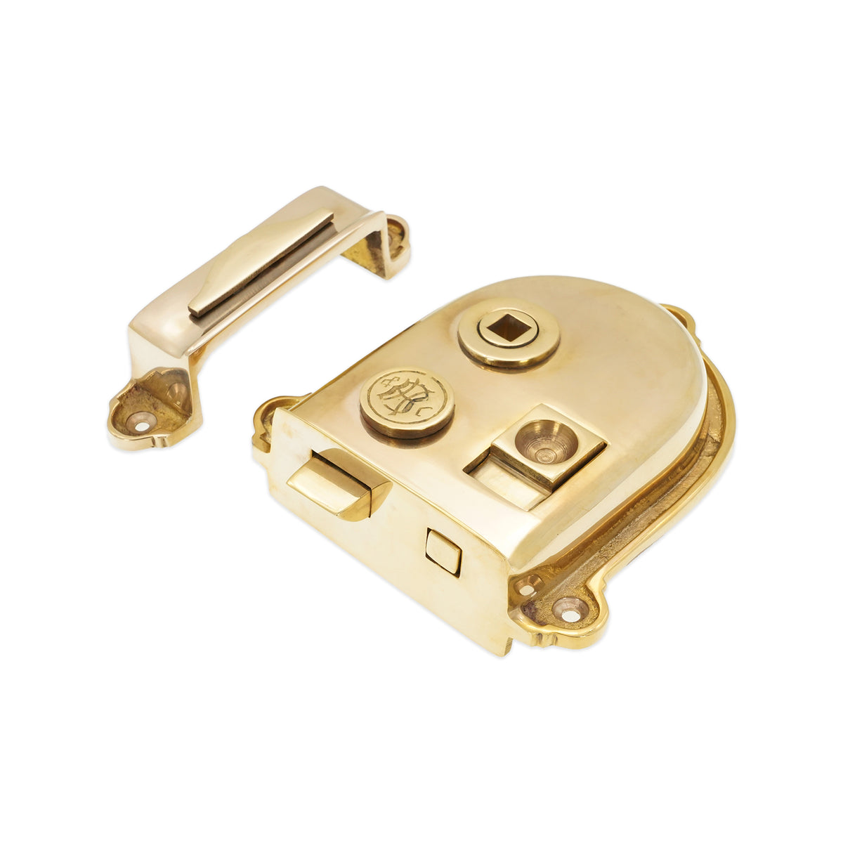 Cromwell Rim Latch Polished Brass