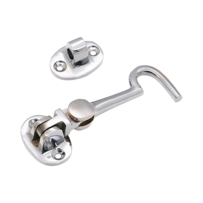 Silent Cabin Hook 3" - 75mm Polished Chrome