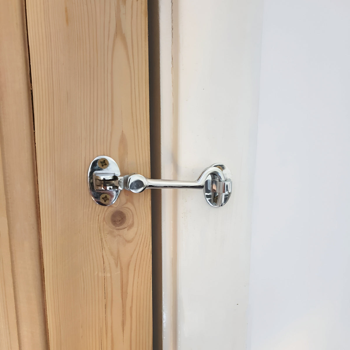 Silent Cabin Hook 3" - 75mm Polished Chrome