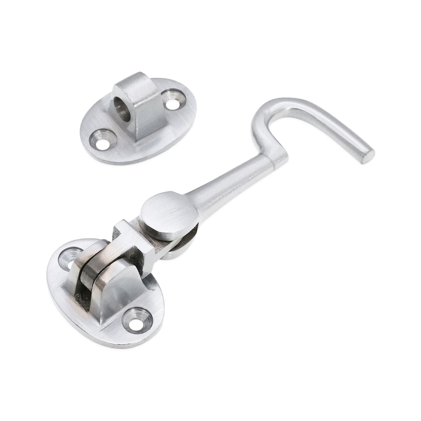 Silent Cabin Hook 3" - 75mm Satin Chrome