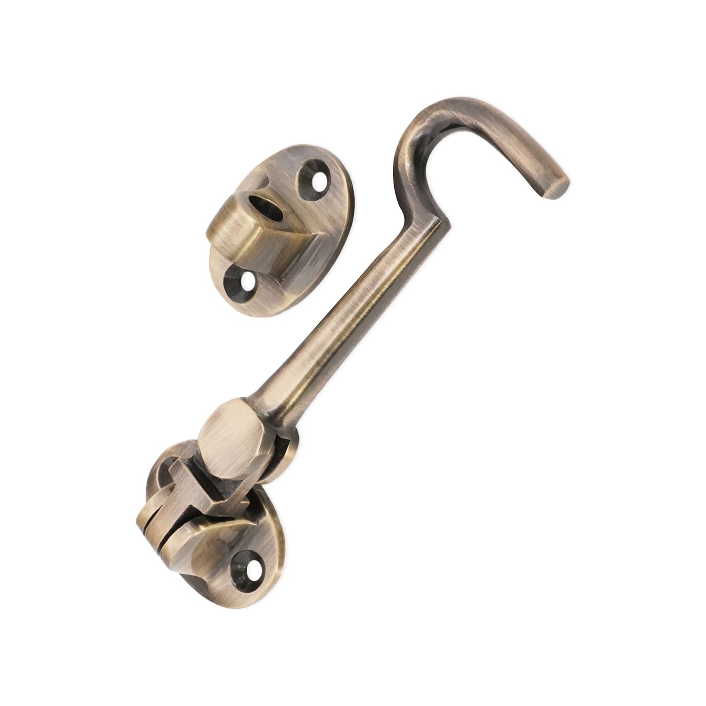 Silent Cabin Hook 4" - 100mm Antique Brass