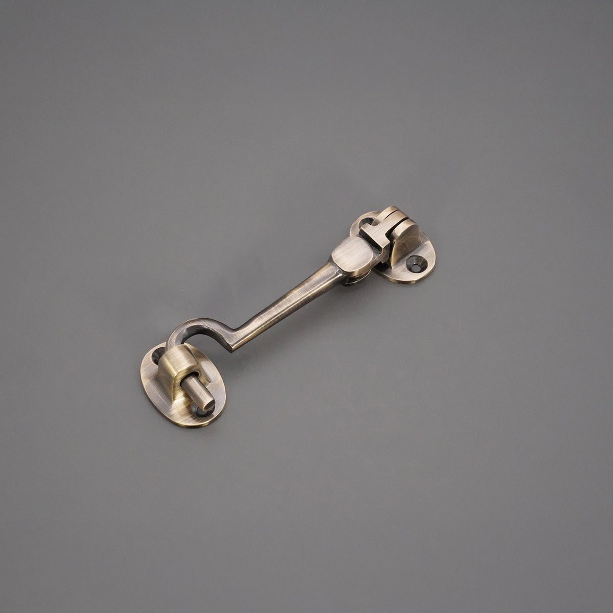 Silent Cabin Hook 4" - 100mm Antique Brass