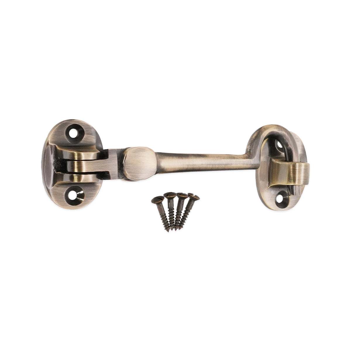 Silent Cabin Hook 4" - 100mm Antique Brass