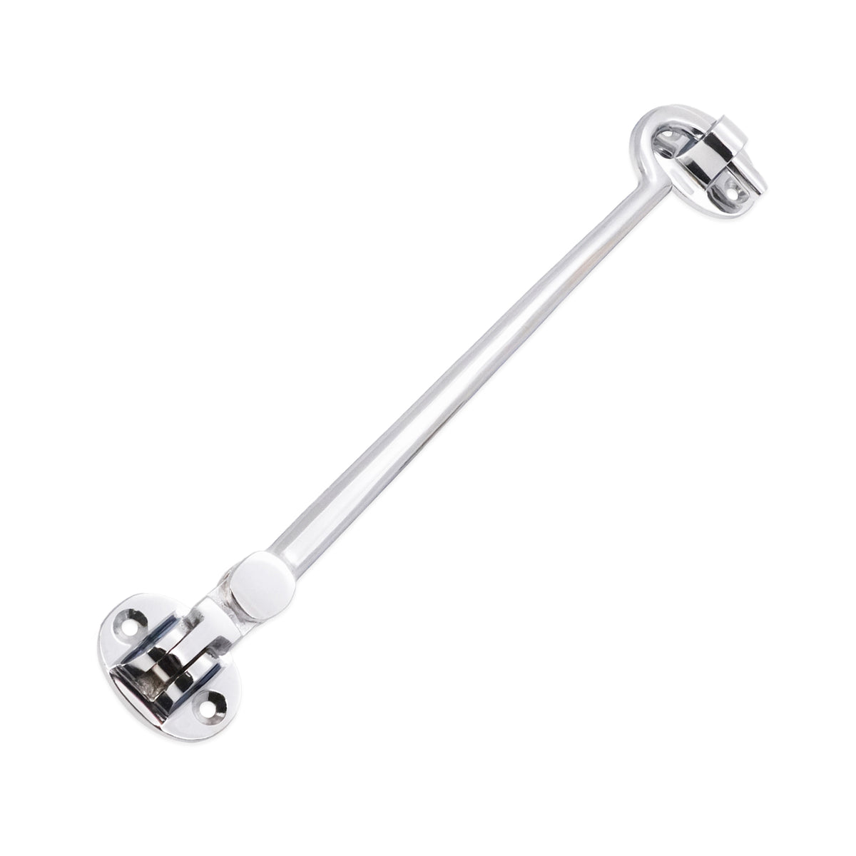 Silent Cabin Hook 8" -  200mm Polished Chrome