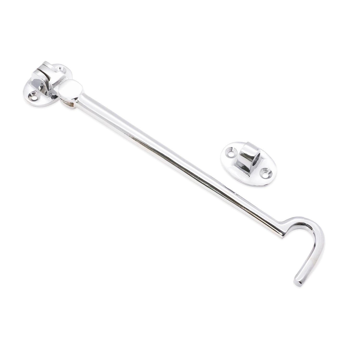 Silent Cabin Hook 8" -  200mm Polished Chrome