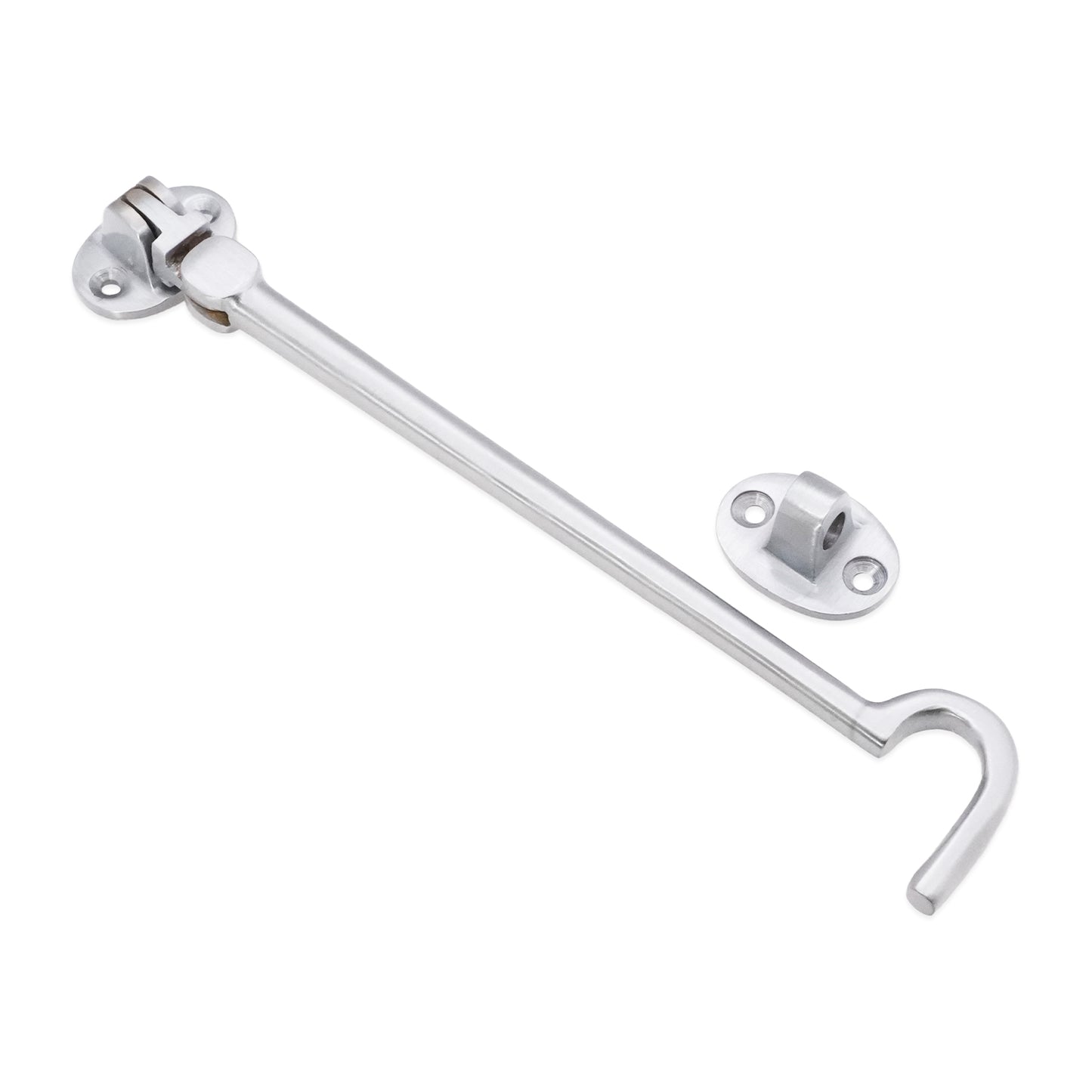 Silent Cabin Hook 8" -  200mm Satin Chrome