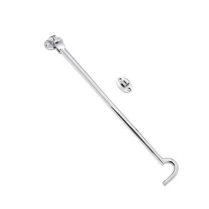 Silent Cabin Hook 12" - 300mm Polished Chrome