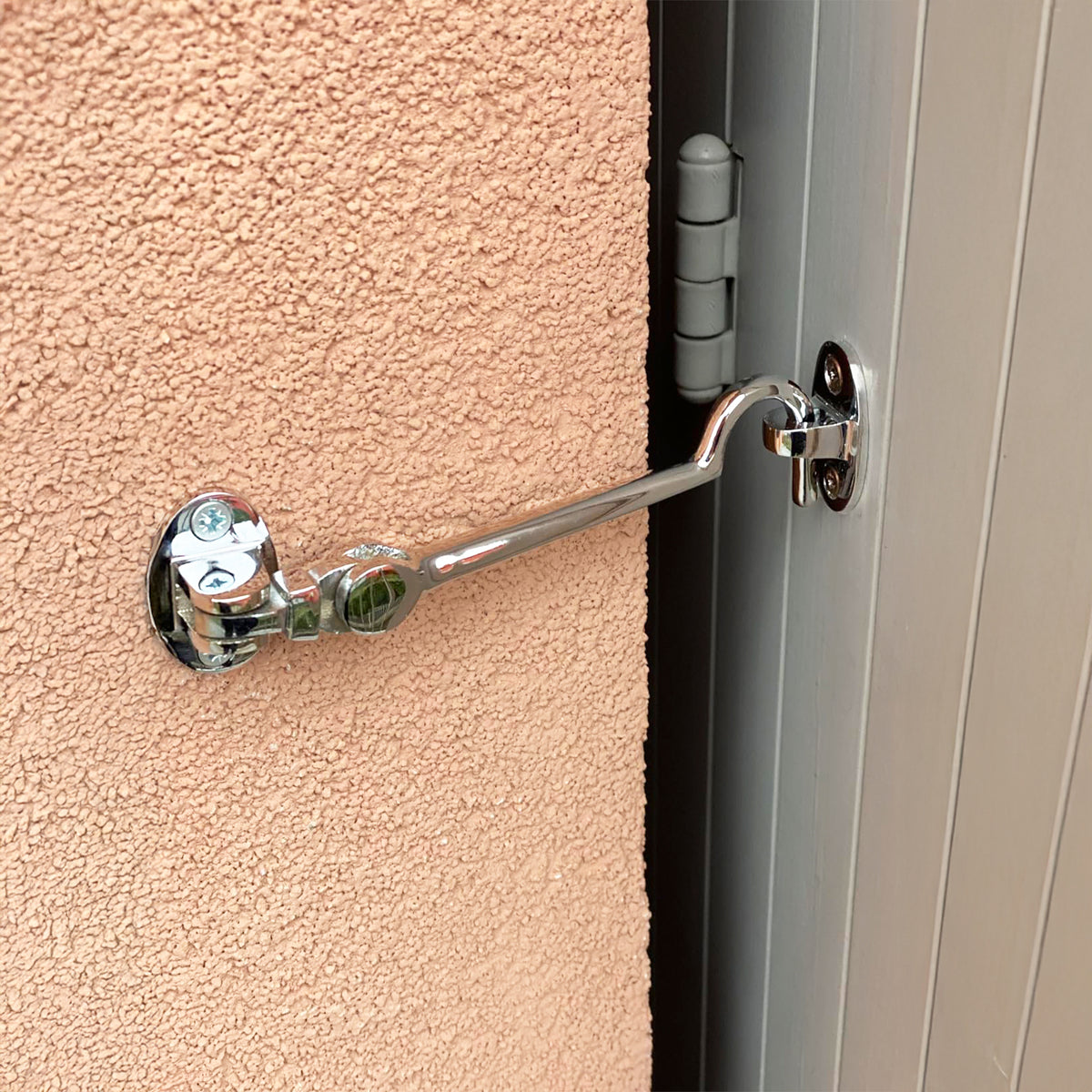 Silent Cabin Hook 12" - 300mm Polished Chrome