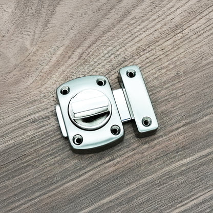 Sigma Bahroom Latch Small Satin Nickel
