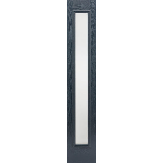 Sidelight 1L Frosted Pre-Finished Anthracite Grey