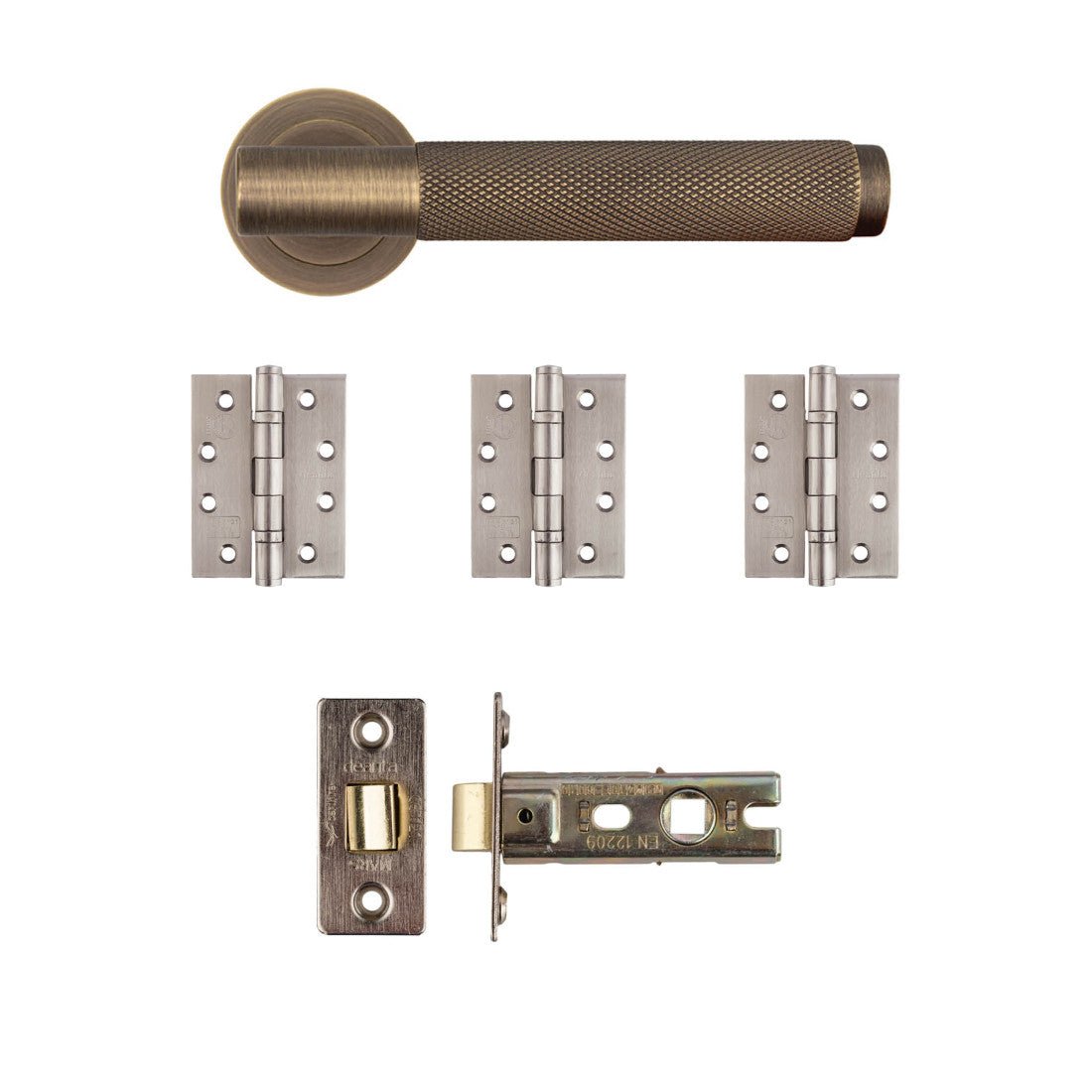 Sparta Latch Kit Matt Antique Brass