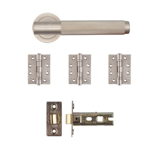 Sparta Latch Kit Satin Nickel