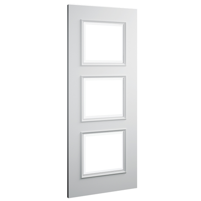 Trinity White Primed Bevelled Glaze Door