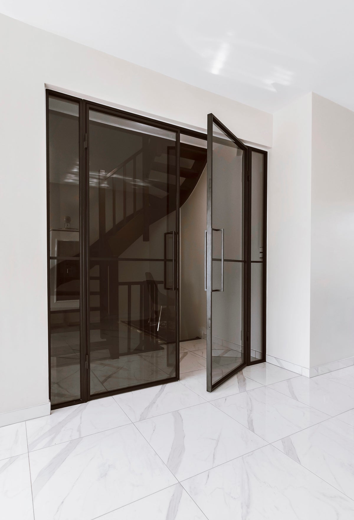 OTIF Steel Double door tinted glazed