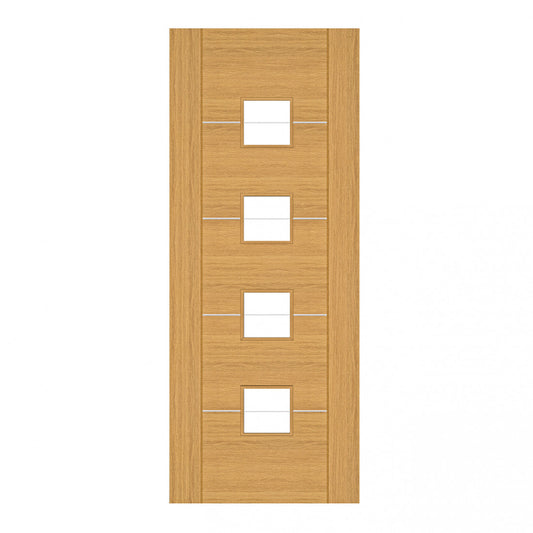 Valencia Prefinished Oak Glazed FSC Internal Door