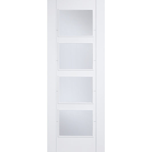 Vancouver 4L Primed White Fire Door
