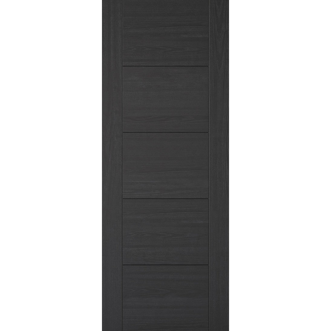 Vancouver 5P Pre-Finished Charcoal Black Fire Door
