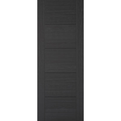 Vancouver 5P Pre-Finished Charcoal Black Fire Door