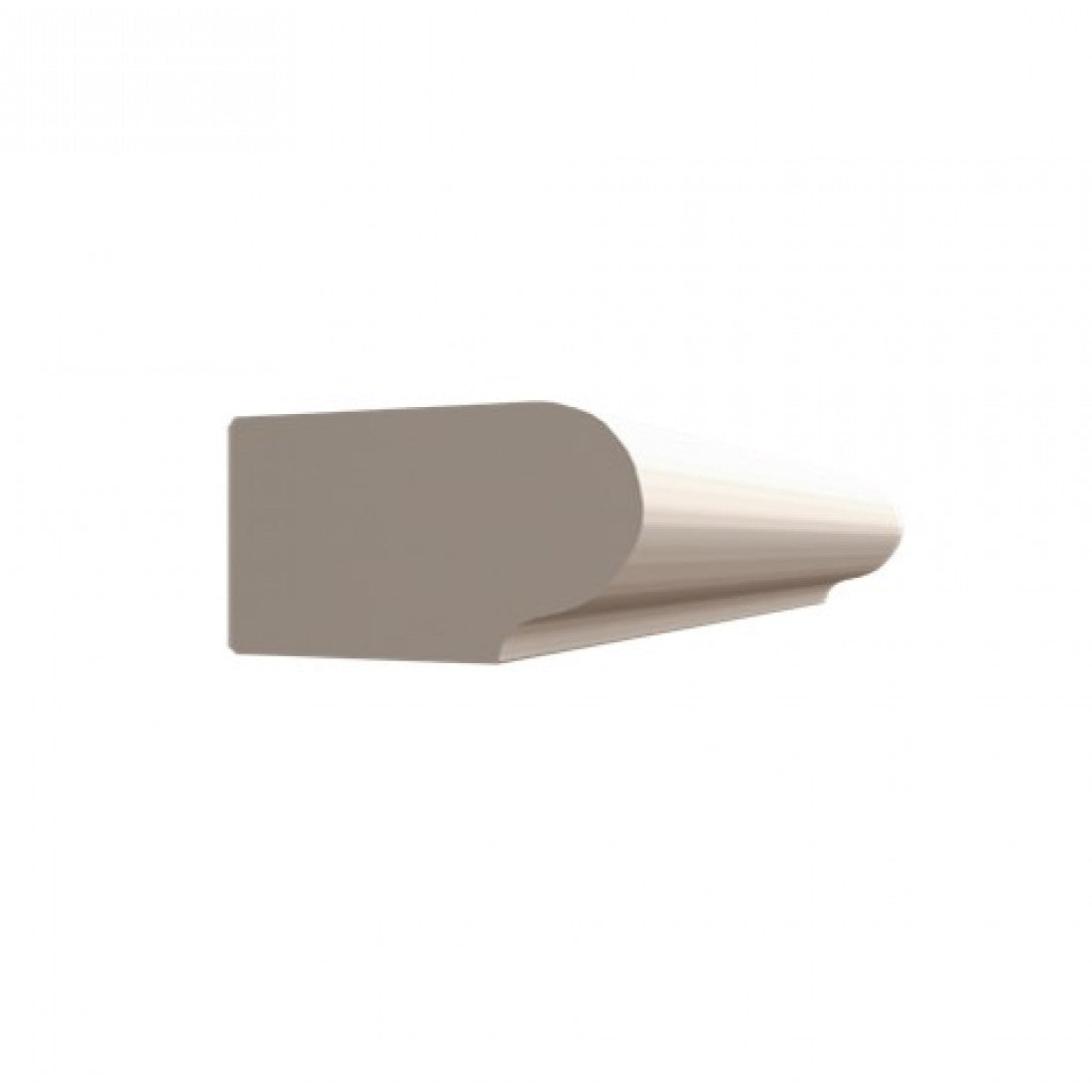 White Primed Bullnose Moulding 3d