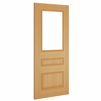 Windsor Prefinished Oak Bevelled Glaze FSC Internal Door