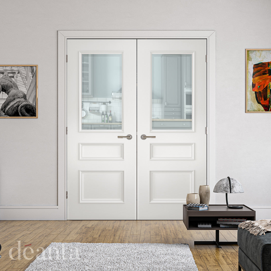 Windsor White Primed Bevelled Glaze